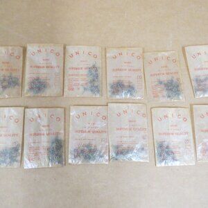 Unico Vintage Fishing Brass 3-Way Swivels Size 8- 12 packs of 12 swivels NOS IOB
